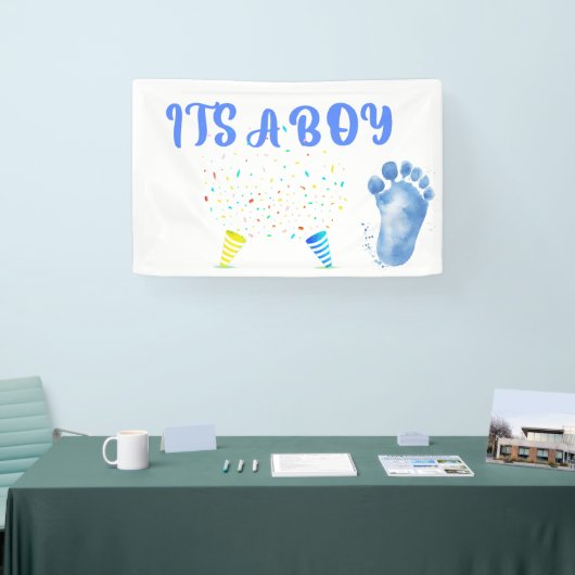 Its a boy 横断幕 (トレードショー)