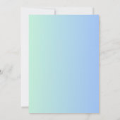 "It's A Boy"赤ちゃんシャワーパーティーの装飾 – Teddy Bear 招待状 (裏面)