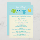 It's a Boy Baby Shawer招待状 招待状 (正面/裏面)