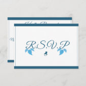 It's A Boy Baby Shawer RSVP Card（少年用ベビーシャワーRSVPカード (正面/裏面)