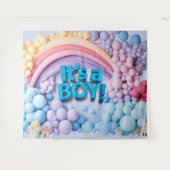 It's a Boy Balloon Arch Backdrop タペストリー (正面(横))