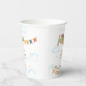 It's A Boy Bear Airplane Sky Baby Shower  紙コップ (右)