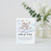 It's a boy bearly wait woodland baby bear shower  エンクロージャーカード (スタンド正面)