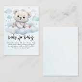 It's a boy bearly wait woodland baby bear shower  エンクロージャーカード (正面/裏面)