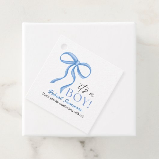 It's a Boy Blue Ribbon フェイバータグ (インサイチュ)