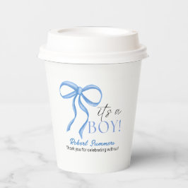 It's a Boy Blue Ribbon 紙コップ