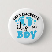 It's a Boy Celebration Button 缶バッジ (正面)
