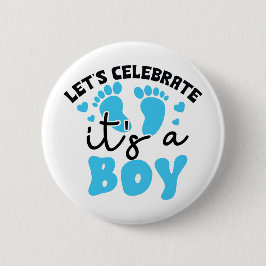 It's a Boy Celebration Button 缶バッジ