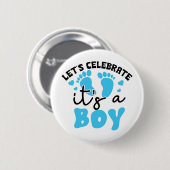 It's a Boy Celebration Button 缶バッジ (正面&裏面)