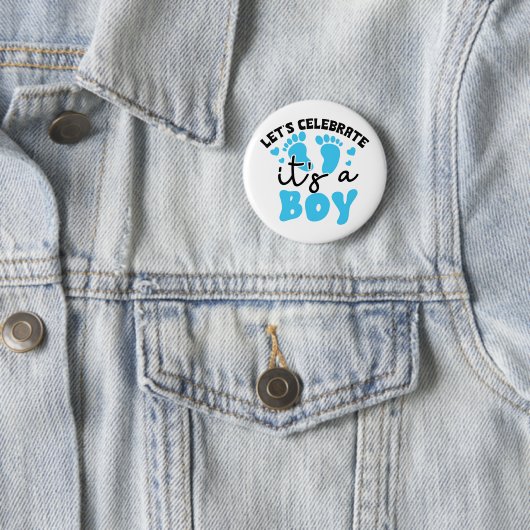 It's a Boy Celebration Button 缶バッジ (インサイチュ)