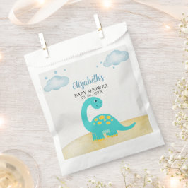 It's a Boy, Cute Watercolor Dinosaur Baby shower フェイバーバッグ
