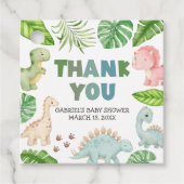 It's a Boy Dinosaur Baby Shower  フェイバータグ (正面)