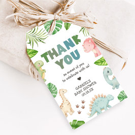 It's a Boy Dinosaur Baby Shower Favor Tags ギフトタグ