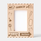 Its a Boy Transportation レーザー彫刻フレーム (正面)