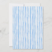 It's a Boy Under the Sea Baby Shower  招待状 (裏面)