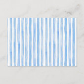 It's a Boy Under the Sea Baby Shower Diaper Raffle エンクロージャーカード (裏面)