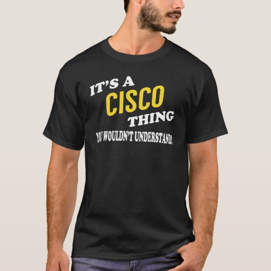 It's a CISCO Thing You Wouldn't Understand Tシャツ (正面)