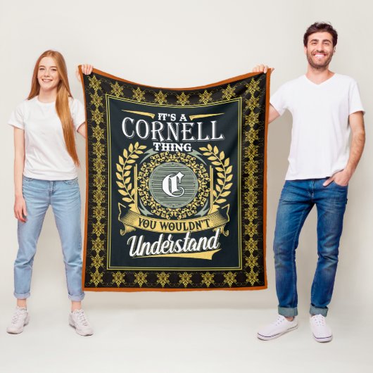 It's A Cornell Thing You Couldn't Understand フリースブランケット (インサイチュ)