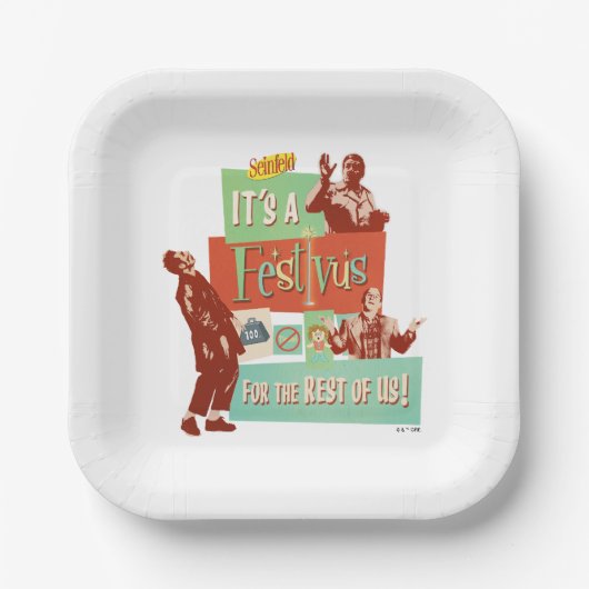 It's a Festivus for the Rest of Us ペーパープレート (正面)