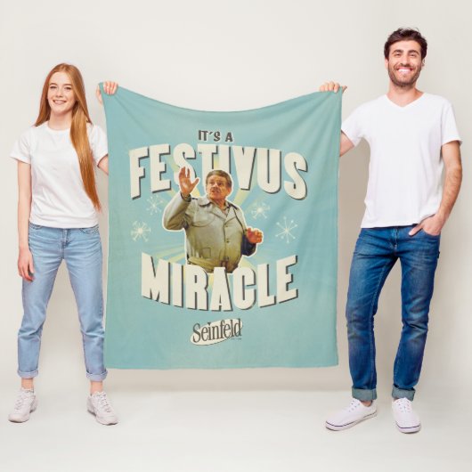 It's a Festivus Miracle フリースブランケット (インサイチュ)