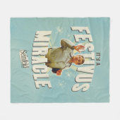 It's a Festivus Miracle フリースブランケット (正面(横))
