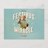 It's a Festivus Miracle ポストカード (正面)