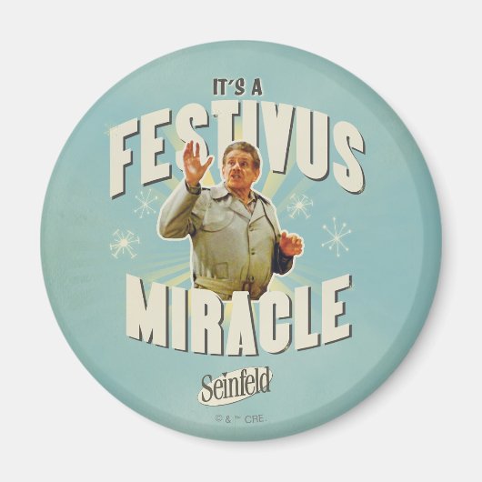 It's a Festivus Miracle マグネット (正面)