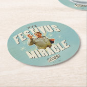 It's a Festivus Miracle ラウンドペーパーコースター (アングル)