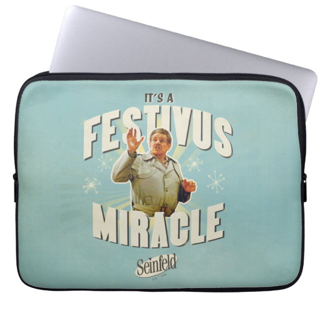It's a Festivus Miracle ラップトップスリーブ (正面)