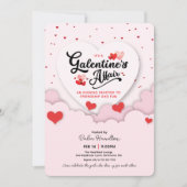 It's A Galentine's Affair Valentines Invitation 招待状 (正面)