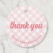 It's a Giram Baby Shower フェイバータグ (正面)