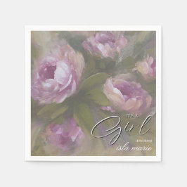 It's A Girl スタンダードカクテルナプキン