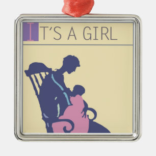<It's a Girl> スティーブのコリアーによって メタルオーナメント