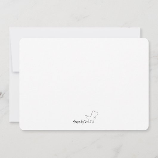 its a girl 招待状 (裏面)