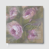 It's A Girl 12 x 12" ゲストブック (正面)