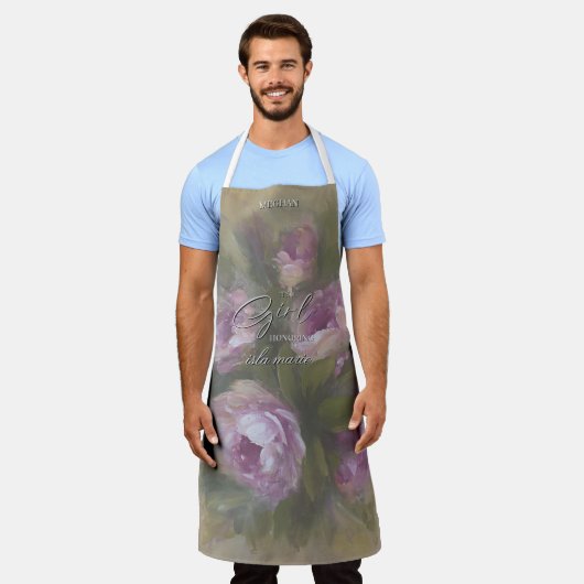 It's A GIRL (3sizes) エプロン (着用した状態)