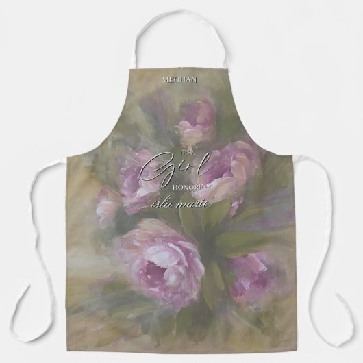 It's A GIRL (3sizes) エプロン (正面)