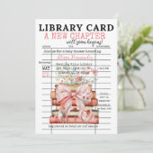 It's a Girl! A New Chapter Baby Shower 招待状 (スタンド正面)