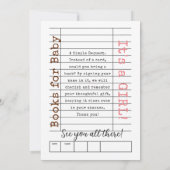 It's a Girl! A New Chapter Baby Shower 招待状 (裏面)