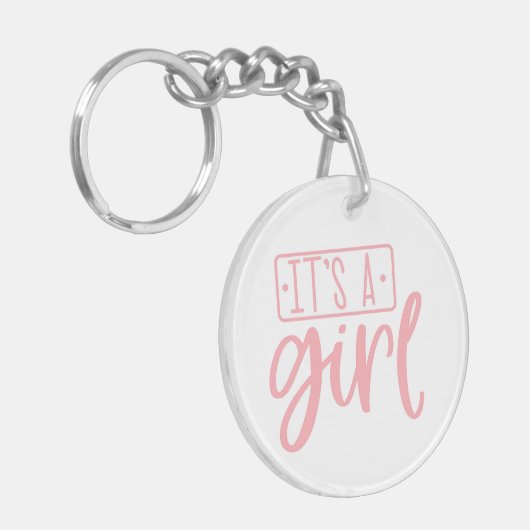 It's a Girl Acrylic Keychain キーホルダー (正面左)