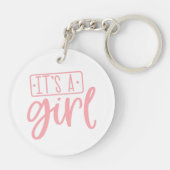 It's a Girl Acrylic Keychain キーホルダー (裏面)