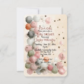 It's A Girl Baby Shower Invitation 招待状 (正面)