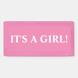 IT'S A GIRL! BANNER 横断幕