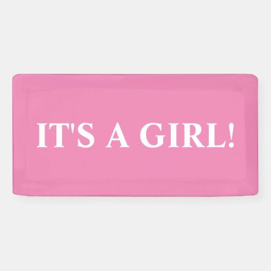 IT'S A GIRL! BANNER 横断幕 (横)