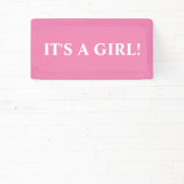 IT'S A GIRL! BANNER 横断幕 (インサイチュ)