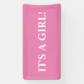 IT'S A GIRL! BANNER 横断幕 (縦)