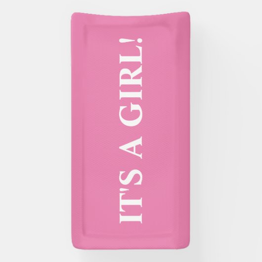 IT'S A GIRL! BANNER 横断幕 (縦)