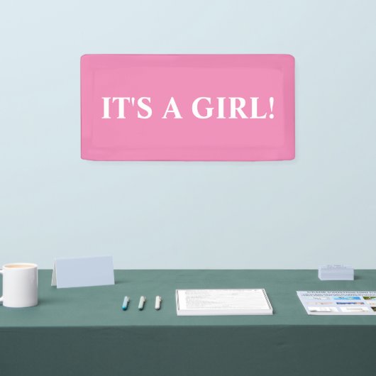 IT'S A GIRL! BANNER 横断幕 (トレードショー)