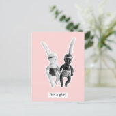 It's a girl - Black and White Doll Indians ポストカード (スタンド正面)