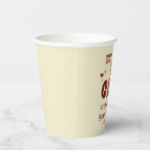 It's a Girl! Christmas Santa Hat Baby Shower 紙コップ (右)